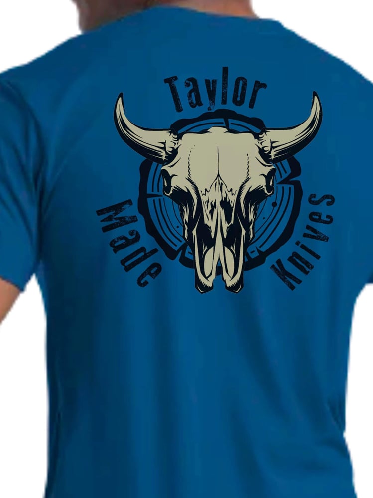 Image of Taylor Made tee Heather Royal Blue