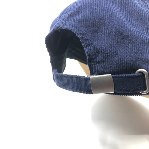 Image of Casquette Velours Bleu Sapelli