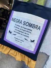 Image 3 of Bolsiña feita a man. NEGRA SOMBRA. Deseño exclusivo!