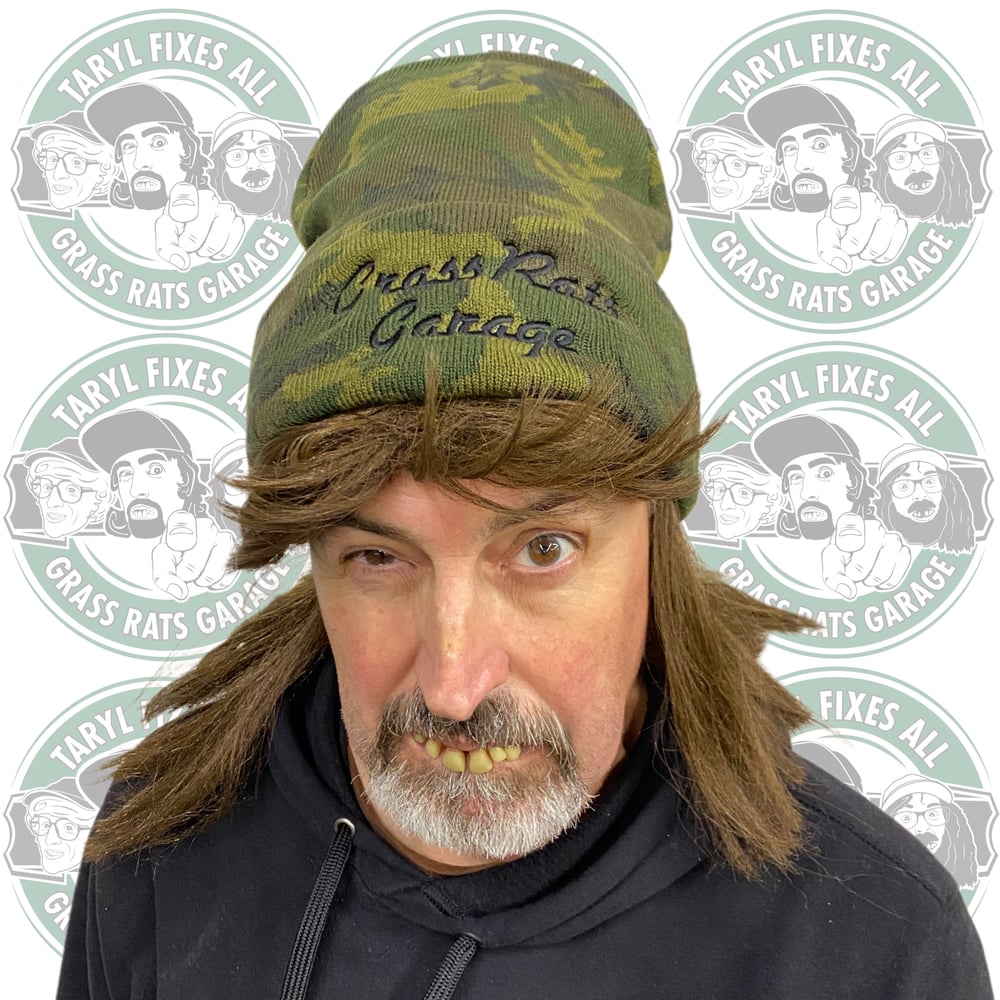 NEW Grass Rats Garage Beanies!! (Black, Gray or Camo) 