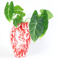 Image 2 of DRAGON FLAME  VASE