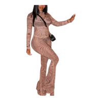 Image 2 of Nude Mesh 2 Piece Set  