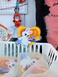 Image 2 of Pudding Bunny Acrylic Clip