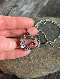 Image 2 of Twiggy Heart Pendant No.1