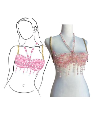 Image of Custom Beaded Bralette Down Payment