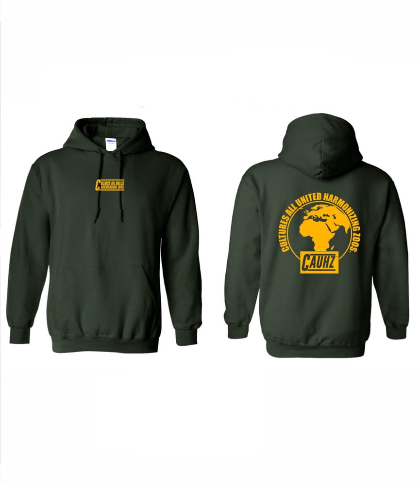 Image of Cauhz™️ Global Hoodie Forest Green 