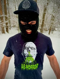 Image 1 of AB Horror Gross To The Grave Black Unisex Soft Tee Shirt - Limited Run