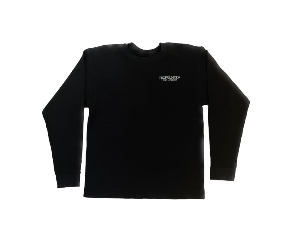 Image of Black Thermal Long Sleeve 