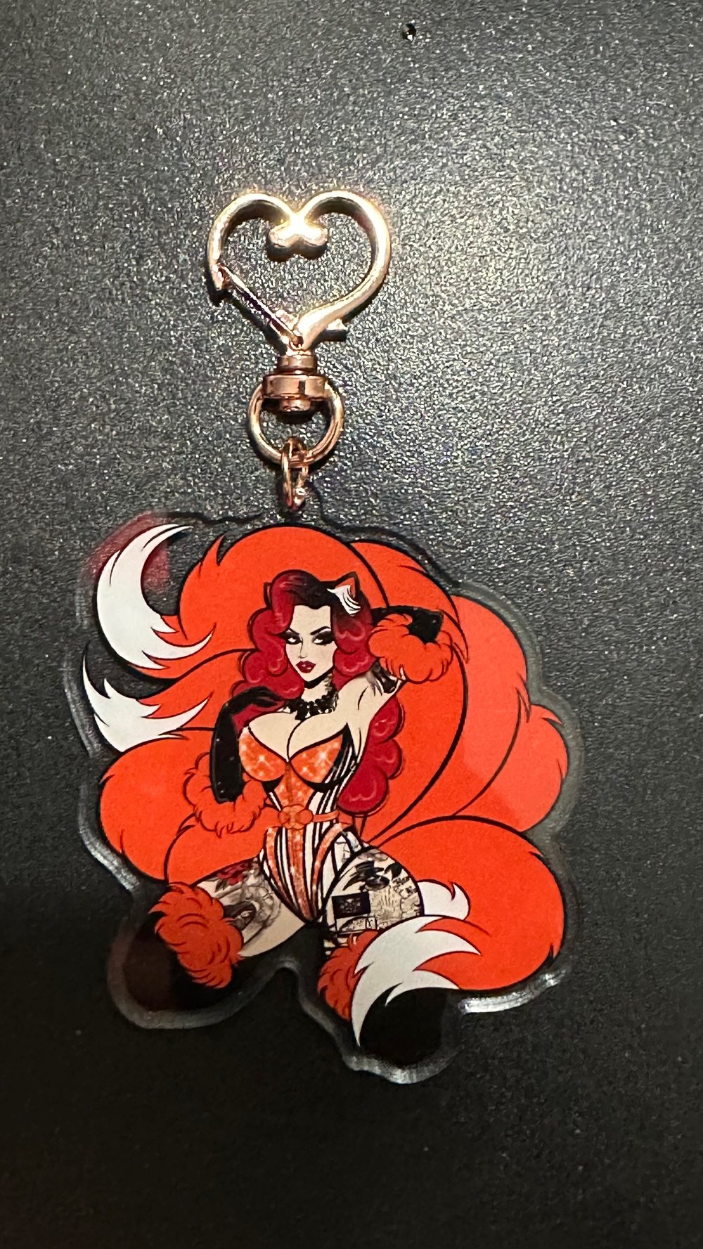 Fox, Booty & Pumpkin Keychains