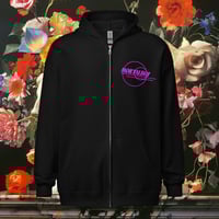 Image 1 of Unisex heavy blend zip hoodie (front/back) Official Mortal Boy Logo