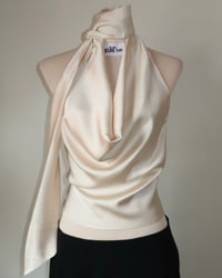 Ruby Cowl Neck in Champagne 