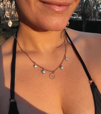 Image 4 of Azul Pearl Wave Necklace