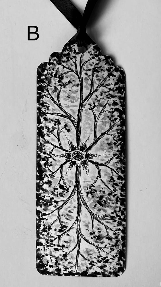 Image of One Hand Drawn, Double Sided, Personalized Bookmark