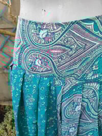 Image 8 of  Milan Hareems/ Bloomer/ Balloon  trousers with matching head scarf -turquoise upto 14 uk