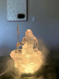 Image 1 of Tāwhirimātea Resin Lamp Limited Edition