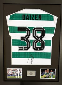 Signed Framed Daizen Maeda Celtic Shirt