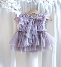 Image 4 of Sitter baby girl set for photoshoots | size 9-12 months | lilac