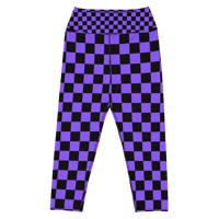 Image 1 of Purple Checker Women's Leggings