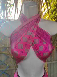 Image 7 of Milan Hareems/ Bloomer/ Balloon  trousers with matching head scarf - spotty upto size 14