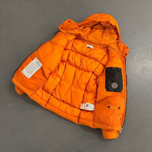 Image of AW 2019 Stone island Garment Dyed Crinkle Reps NY Down jacket, size small