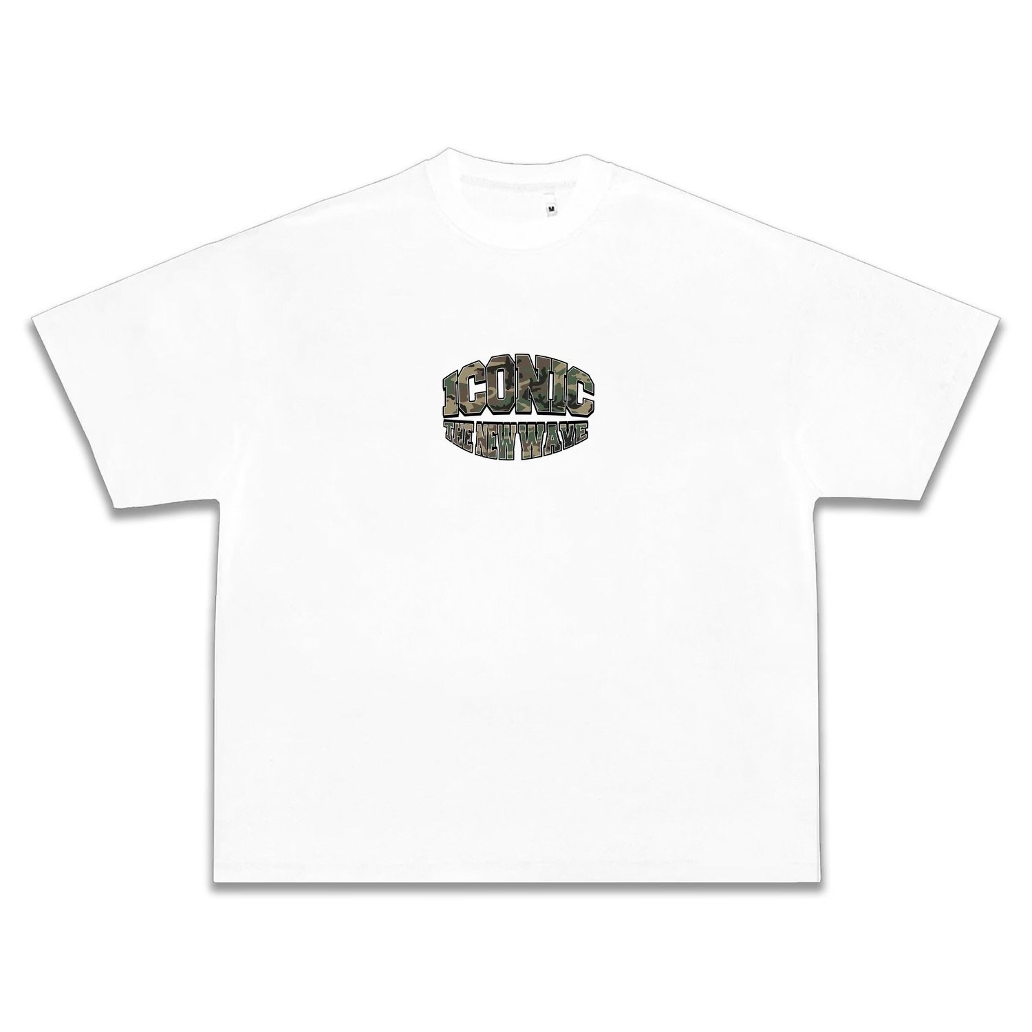 【NONCODE】(Unisex) Kio Camo lettering T-shirt Camo Kids T-Shirt