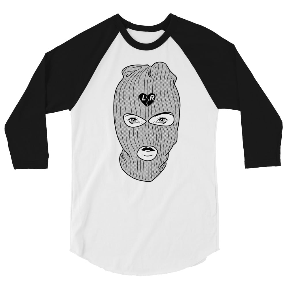 Image of Masked Up | 3/4 sleeve raglan shirt