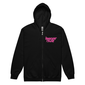 Image of Unisex Black Innocent Tyler zip hoodie