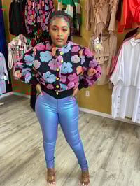 Image 1 of FLOWER BOMB SWEATER JACKET