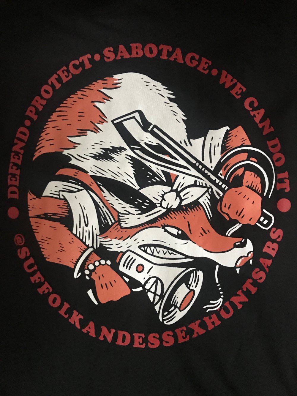 Defend Protect Sabotage Black 