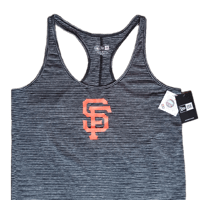 Image 3 of New Era San Francisco Giants Womans Tank Top Shirt Size XL Black MLB