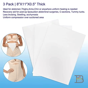 Image of [3 Pack] Bellybrainwaist Lipo Foam - Post Surgery Liposuction Foam