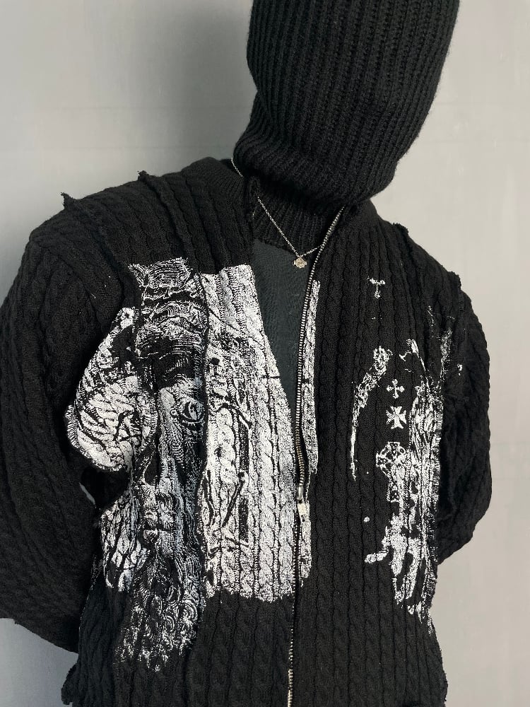 KNIT ZIP CARDIGAN | esh