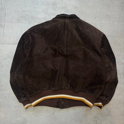 Image of Diesel Suede Leather Jacket, size small