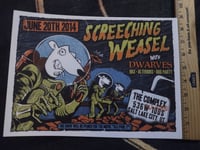 Image 1 of Screaching Weasel w/ The Dwarves 2014 Poster (reprint)