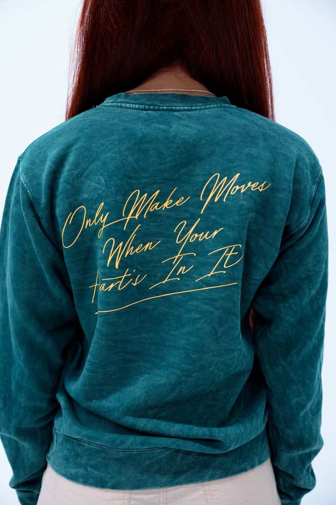 Image of Vintage Emerald Sky is the Limit crewneck