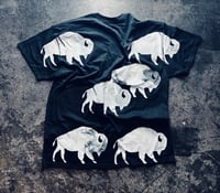 Image 2 of All over Buffalo Print T-Shirt