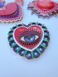 Image 3 of EL AMOR HEART COLLECTION LASER CUT 