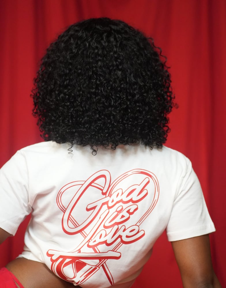 Image of God is love t-shirt white 