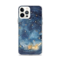 Image 10 of Celestial Constellation Night Sky Stars and Clouds Painting Clear Case for iPhone®