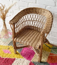 Image 1 of Fauteuil osier enfant
