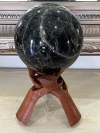 Image 9 of Large Smoky Quartz Sphere Statement Piece #1658