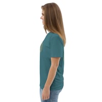 Image 4 of Blue Rosace Organic Cotton T-shirt
