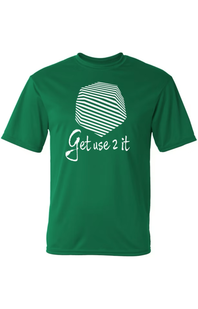 Image of Get Use 2 It Logo T-shirt (Green) 