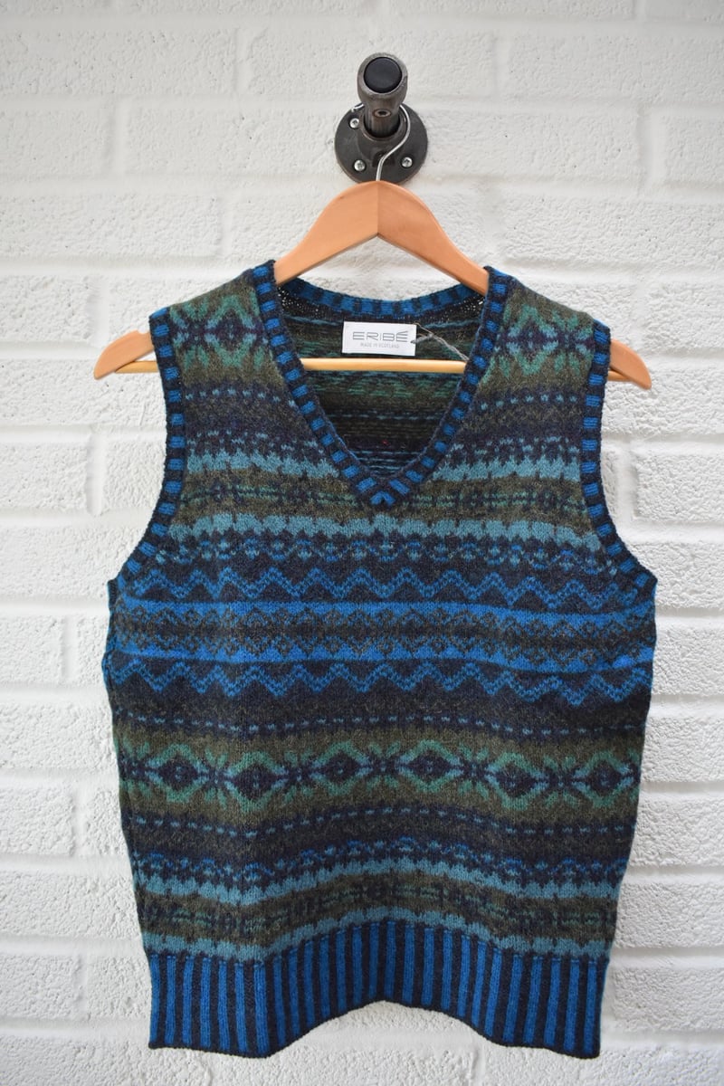 Fair Isle Vest - Made in Scotland | Bramble Green Knitwear