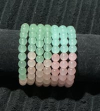 Light green/ light pink