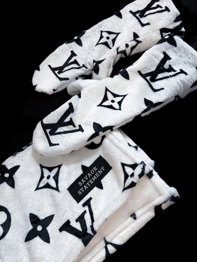 Faux Fur LV Scarf