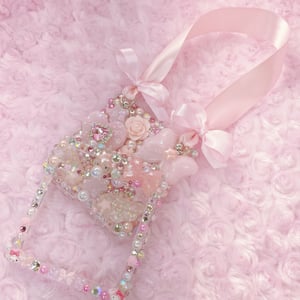 Image of Coquette Z Flip 5 Rhinestone Deco Case 