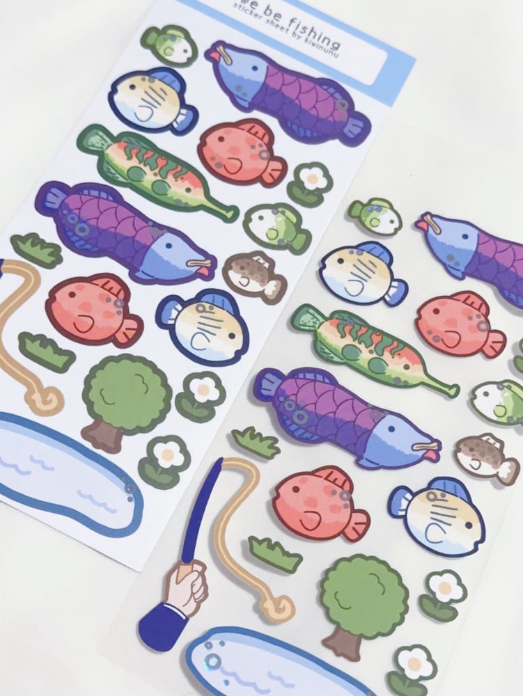 Image of We Be Fishing Deco Sheet