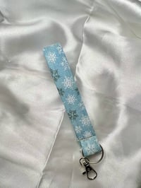 Image 1 of Winter Wonderland Wristlet Key Fob