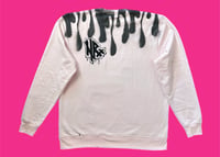 Image 2 of “DRACULA” CUSTOM PAINTED PULLOVER SWEATSHIRT XL